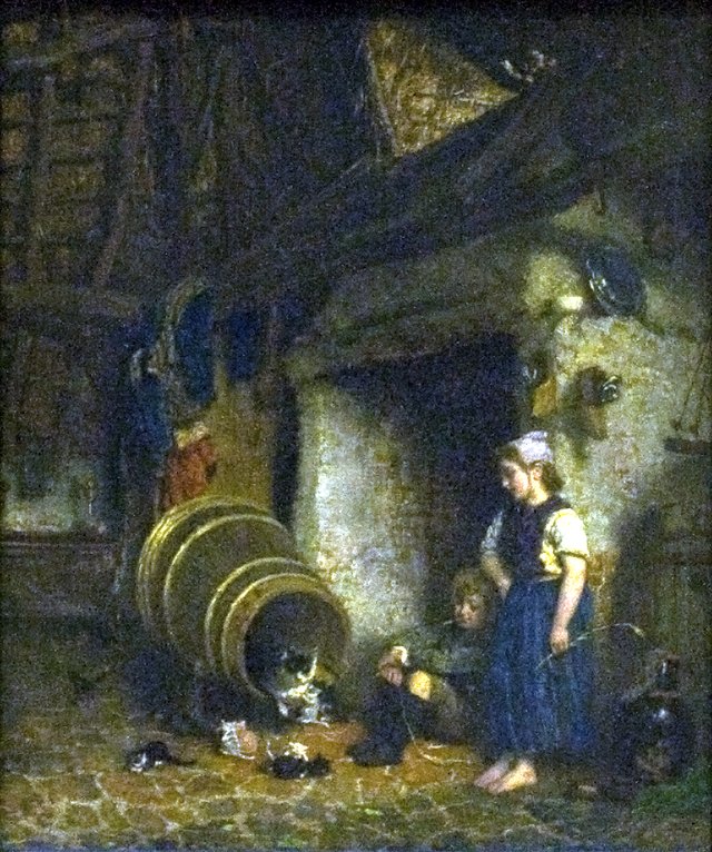 Maternity Visit by August Allebé