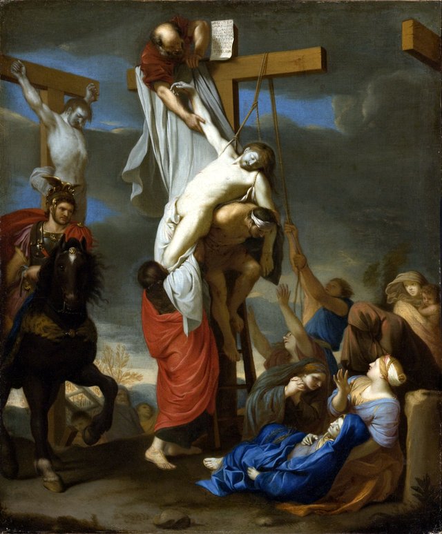 Descent from the Cross by Charles Le Brun