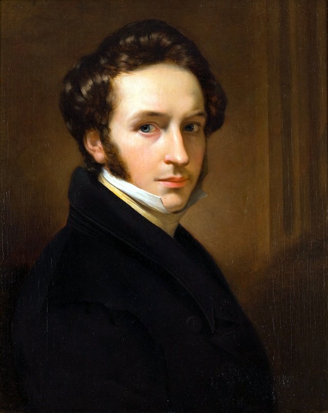 Self portrait of Jan Adam Kruseman (1804-1862) by Jan Adam Kruseman