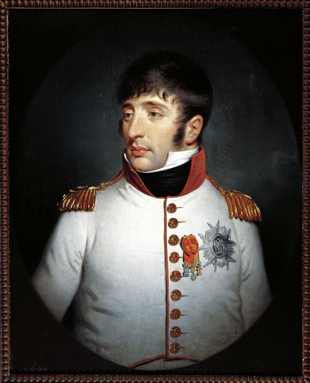 Portrait of Louis Napoleon, King of Holland, at bust length by Charles Howard Hodges