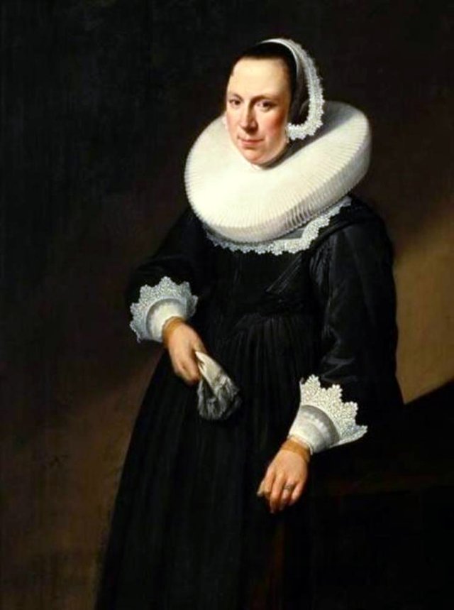 Portrait of an unknown woman by Dirck van Santvoort