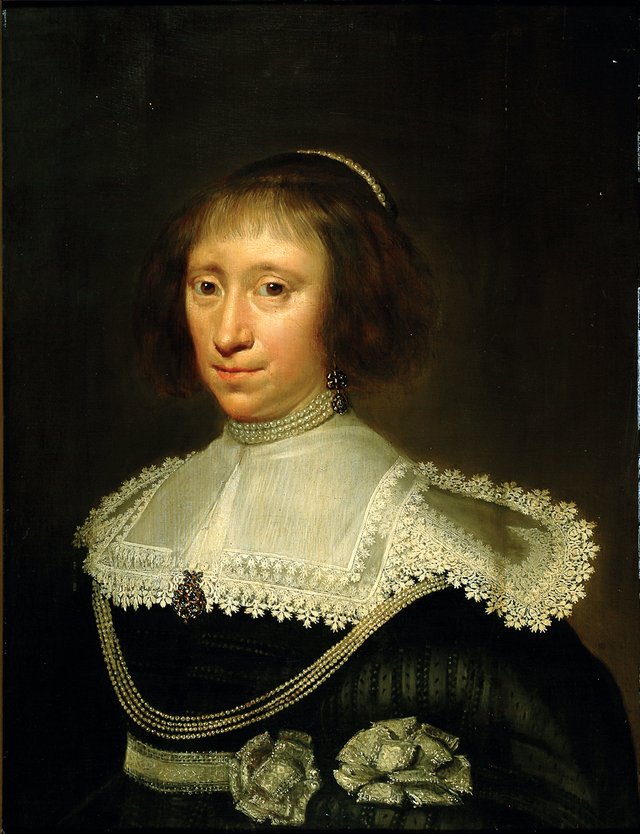 Portrait of Geertruyt van der Dussen by Wybrand de Geest