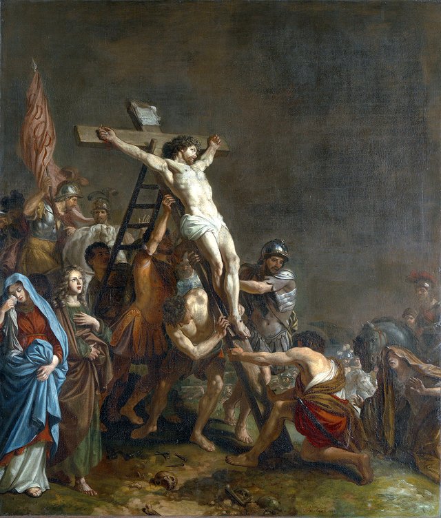 The Elevation of the Cross by Adriaen Backer