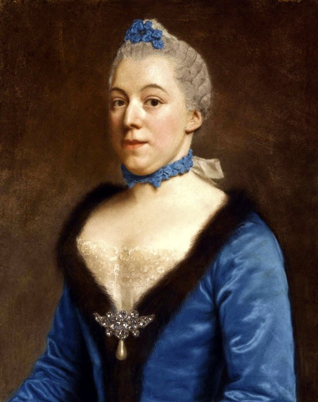 Portrait of Clara Magdalena Dedel (1727-1778) (copy) by Jean-Étienne Liotard