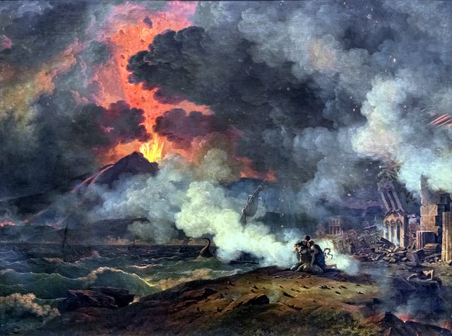 Eruption of Vesuvius arrived on August 24 of the year 79 by Pierre-Henri de Valenciennes