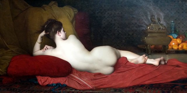 Odalisque by Jules Lefebvre