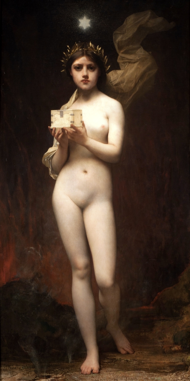 Pandora by Jules Lefebvre