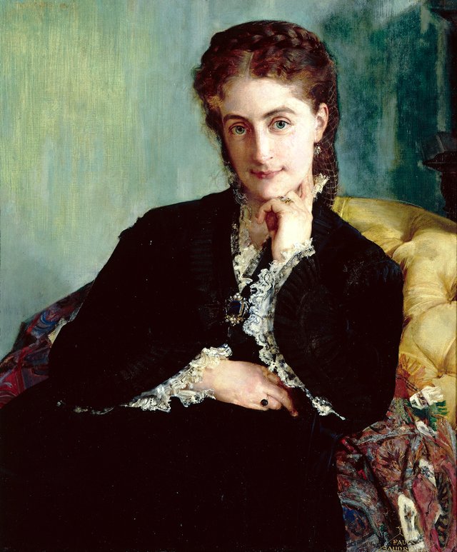 Portrait de Mme Louis Cézard by Paul-Jacques-Aimé Baudry