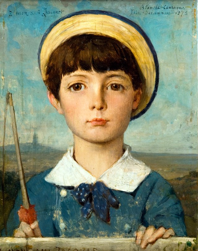 Portrait de Jacques Bizet, enfant by Jules-Élie Delaunay