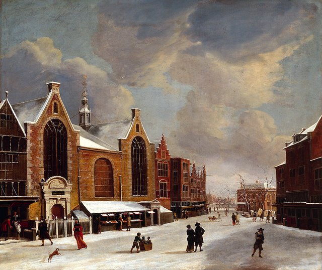 De Oudezijds- of Sint-Olofskapel by Jan Abrahamsz Beerstraaten