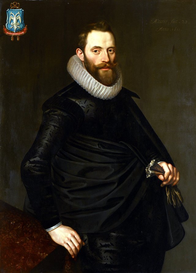 Portrait of Pieter Pietersz. Hasselaer (1583-1651) by Cornelis van der Voort