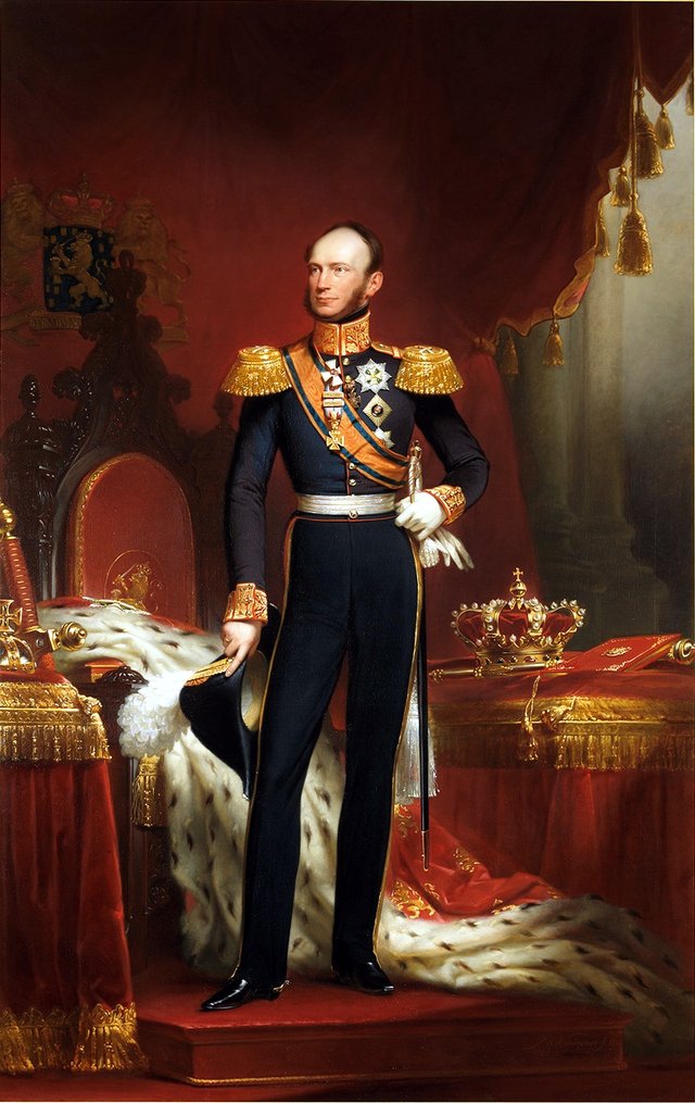 Portrait of King Willem II (1792-1849) by Jan Adam Kruseman