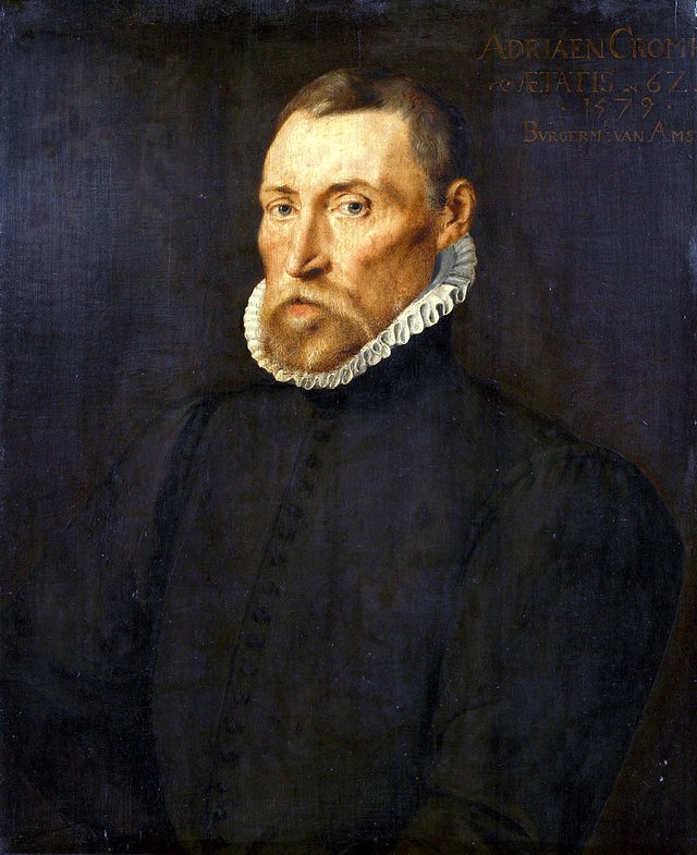 Portrait of Adriaen Cromhout (d.1588) by Dirck Barendsz.