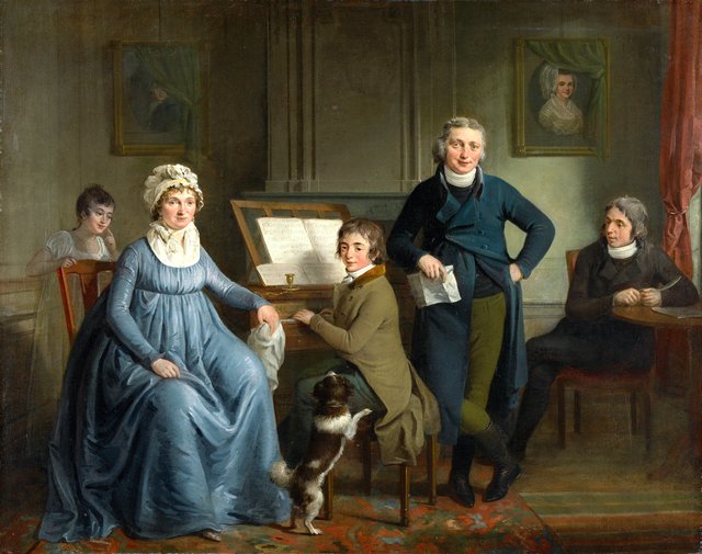 Musical family by Adriaan de Lelie