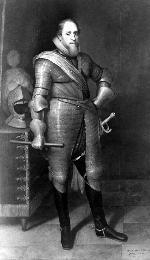 Portrait of Maurits van Oranje-Nassau (1567-1625) by Daniël Mijtens