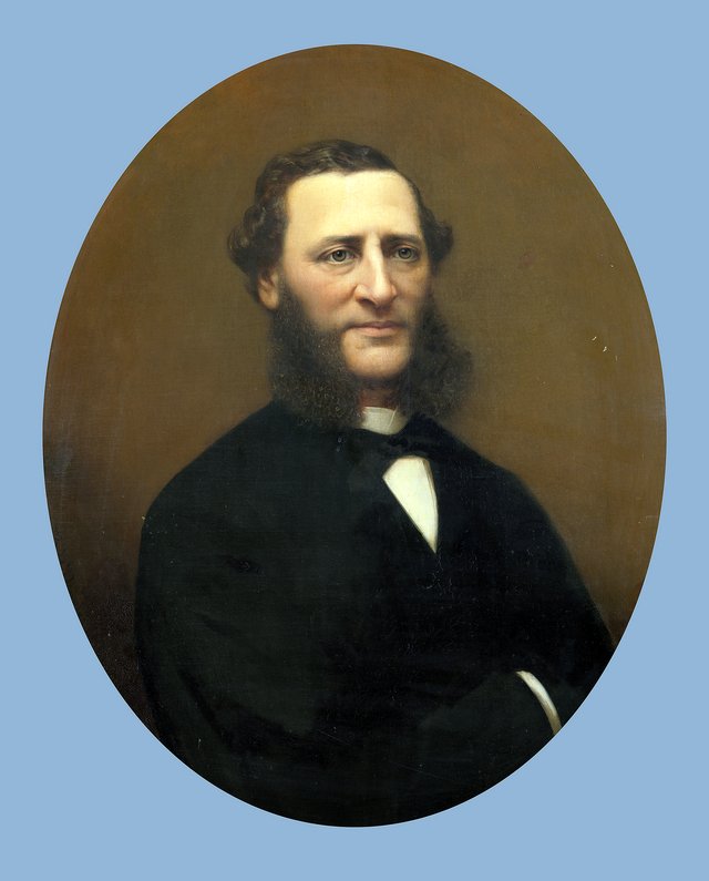 Portrait of Willem Bernet (1817-1867) by Bastiaan de Poorter