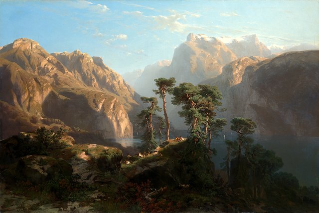 Vierwaldstätter See by Alexandre Calame