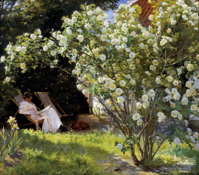 Roses by Peder Severin Krøyer
