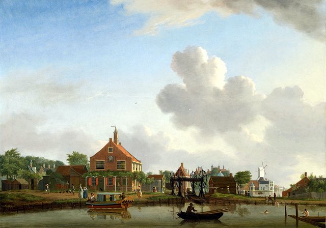 Het Polderhuis aan de Boerenwetering by Jan ten Compe