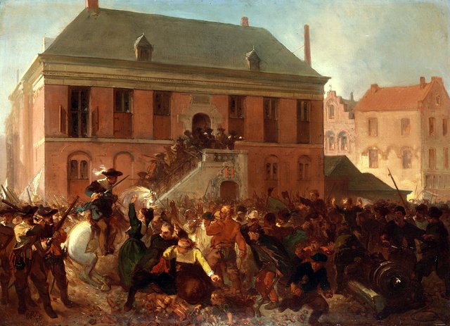 Anno 1629. De buit van de zilvervloot wordt met plundering bedreigd by Charles Rochussen