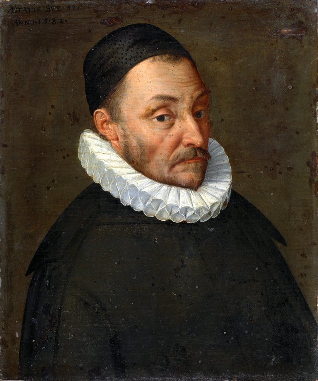 Willem of Orange (1533-1584), leader of the Dutch revolt against Spain by Adriaen Thomasz. Key