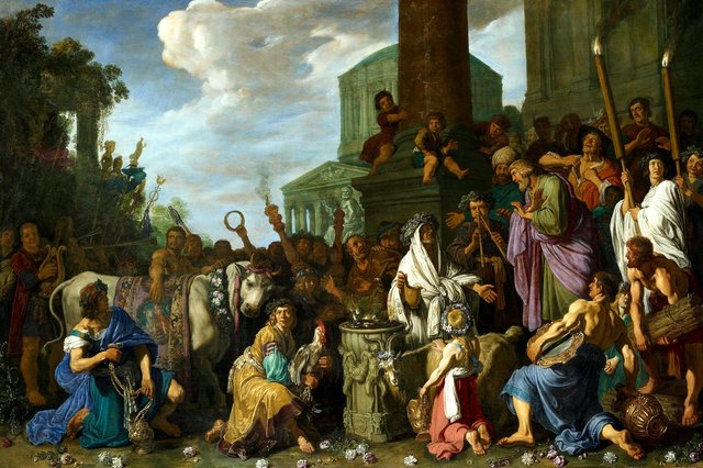 Paul and Barnabas at Lystra by Pieter Lastman