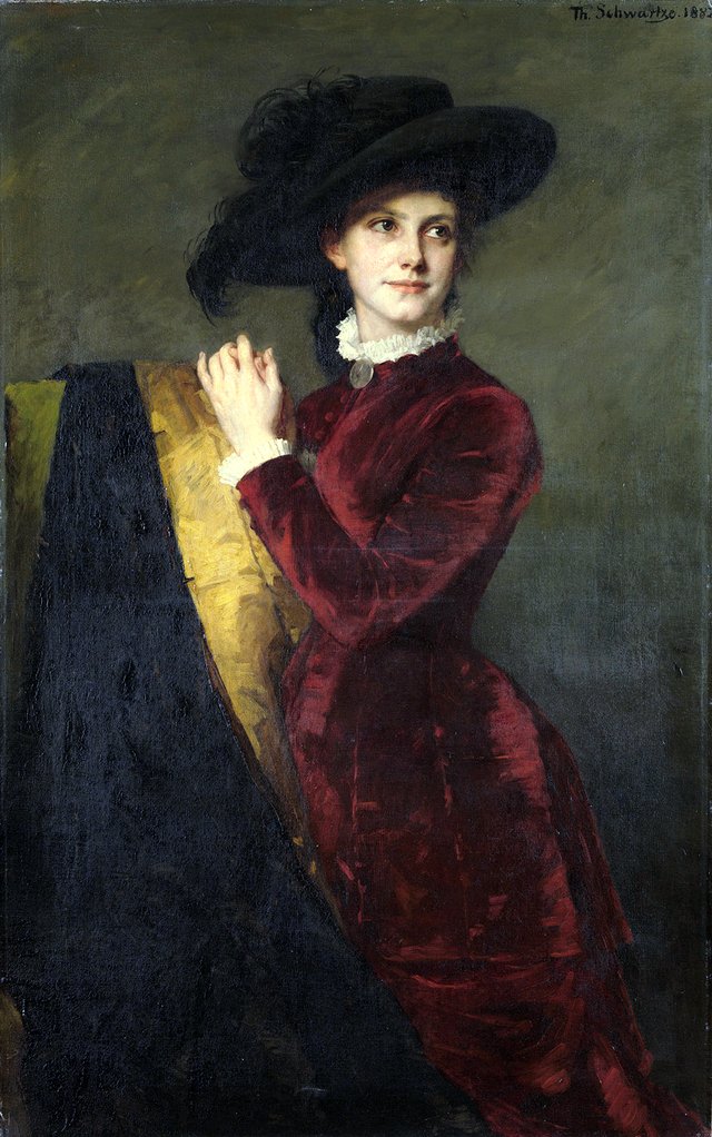 Portrait of Catharina Josephina den Tex-Biben (1858-1889) by Thérèse Schwartze