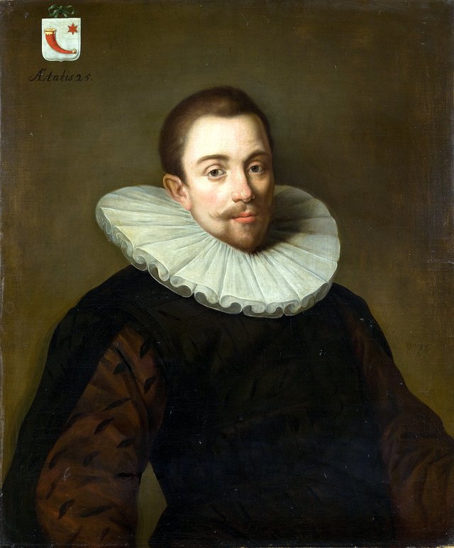 Portrait of Cornelis Jorisz named Roodhoorn (1564-1599) by Pieter Pietersz the Elder