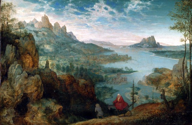 Landscape with the Flight into Egypt by Pieter Brueghel the Elder