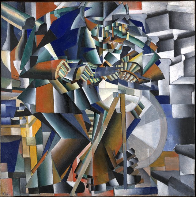 The Knife Grinder by Kazimir Malevich
