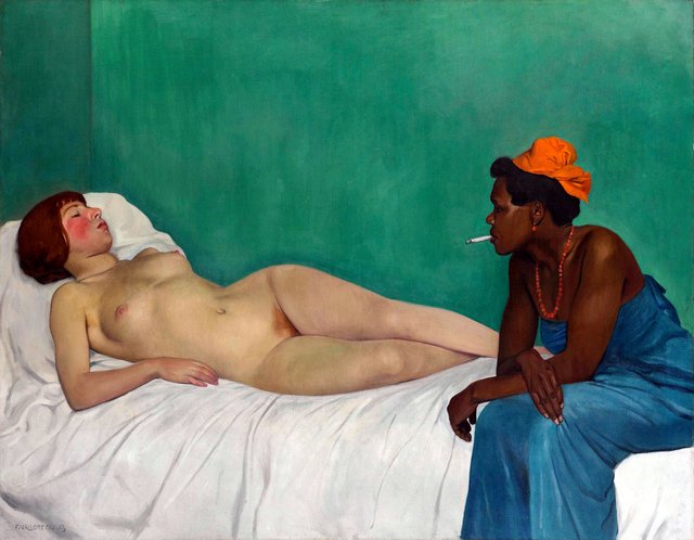 The White and the Black by Félix Vallotton
