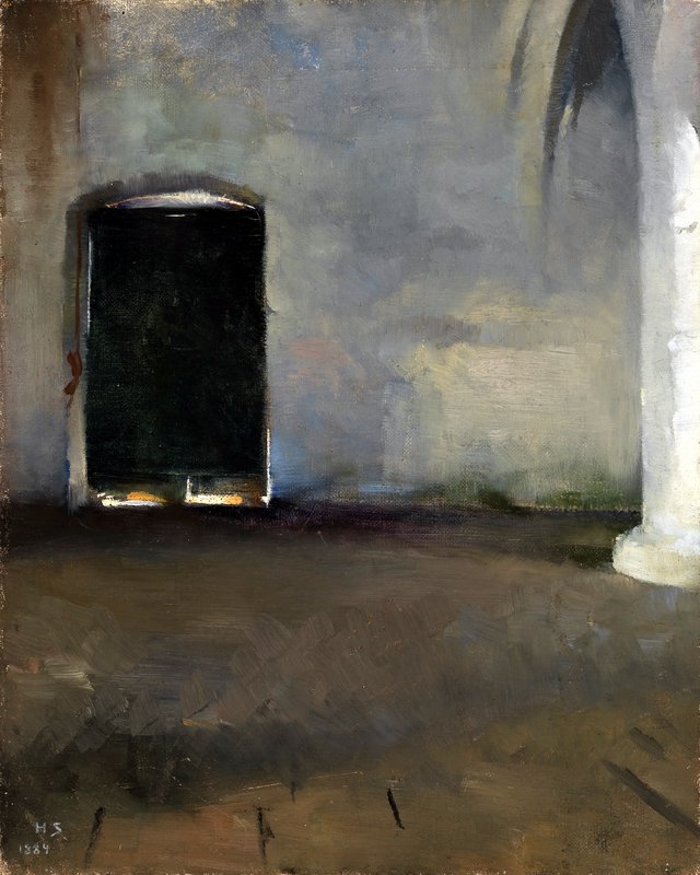 The Door by Helene Schjerfbeck