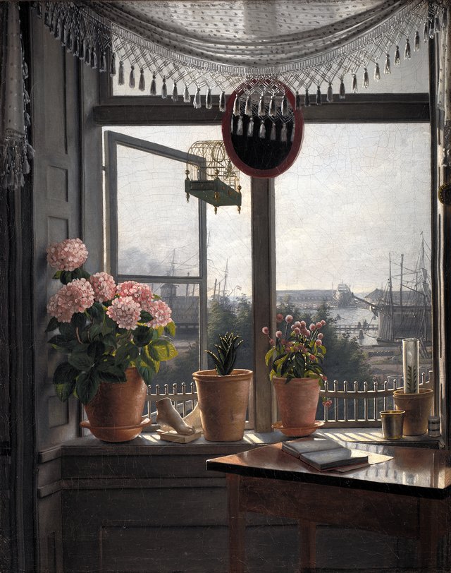 View from the Artist's Window by Martinus Rørbye