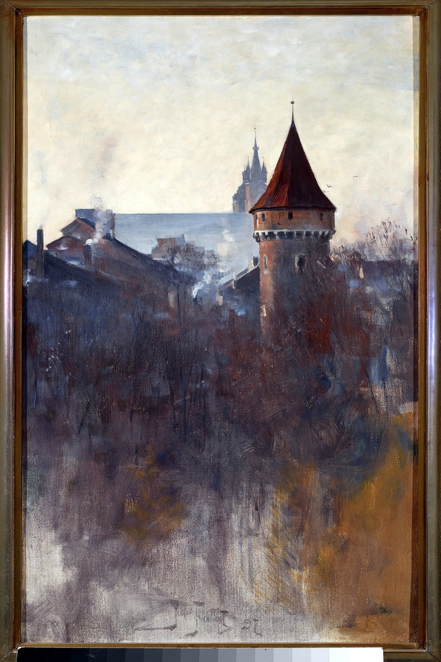 Kraków in the morning. by Julian Fałat