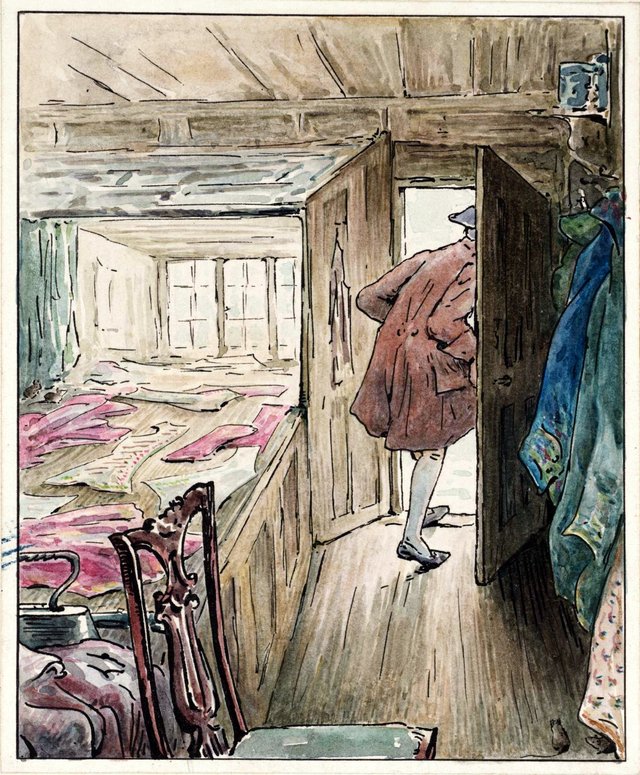 The Tailor Leaving his Workshop by Beatrix Potter