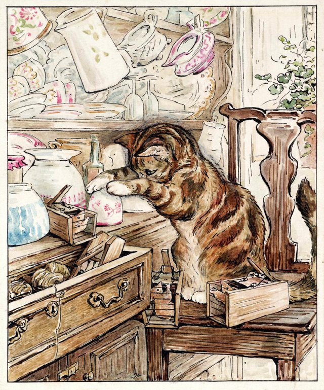 Simpkin Housekeeping by Beatrix Potter
