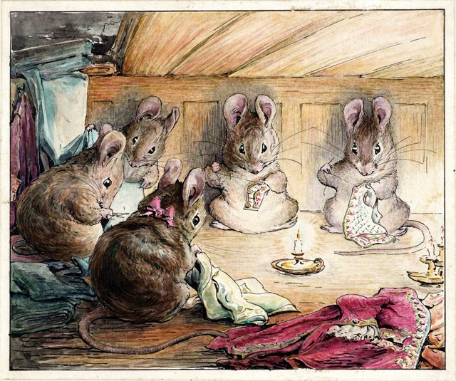 The Mice Sewing the Mayor’s Coat by Beatrix Potter