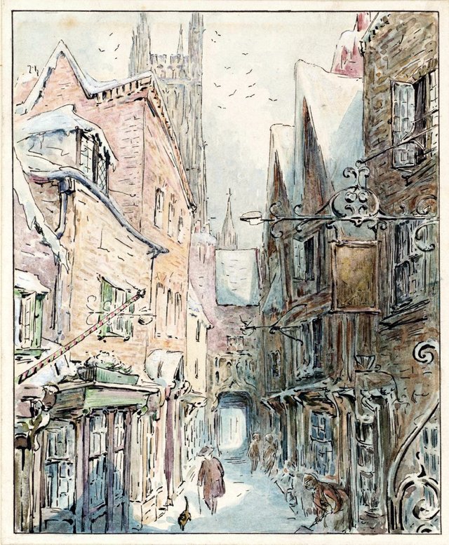 The Tailor and Simpkin Set Out for the Shop by Beatrix Potter