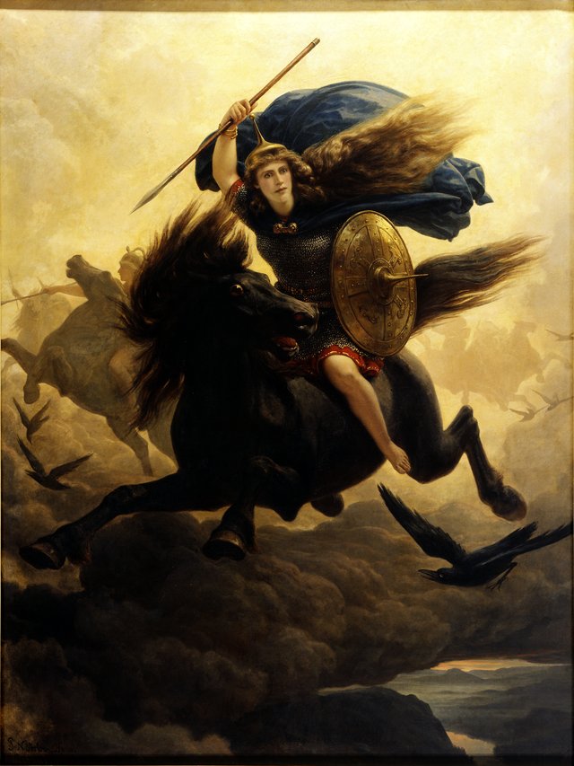 Valkyrie by Peter Nicolai Arbo