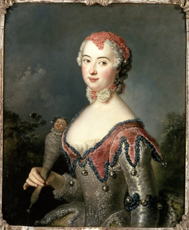 Portrait of Charlotta Sparre by Antoine Pesne