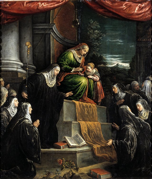 St Anne and the Infant St Mary by Leandro Bassano