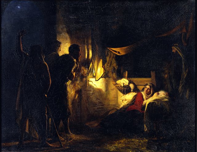 Adoration of the Shepherds by Carl Bloch