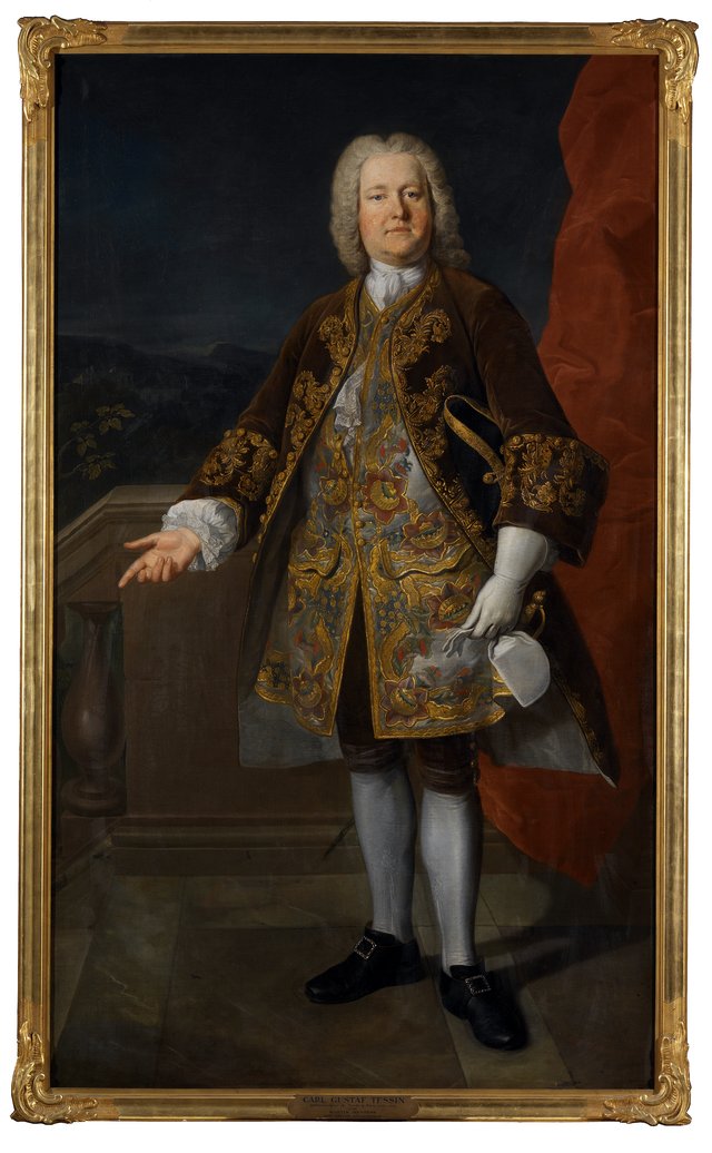 Carl Gustaf Tessin, 1695-1770, greve, riksråd by Martin van Meytens