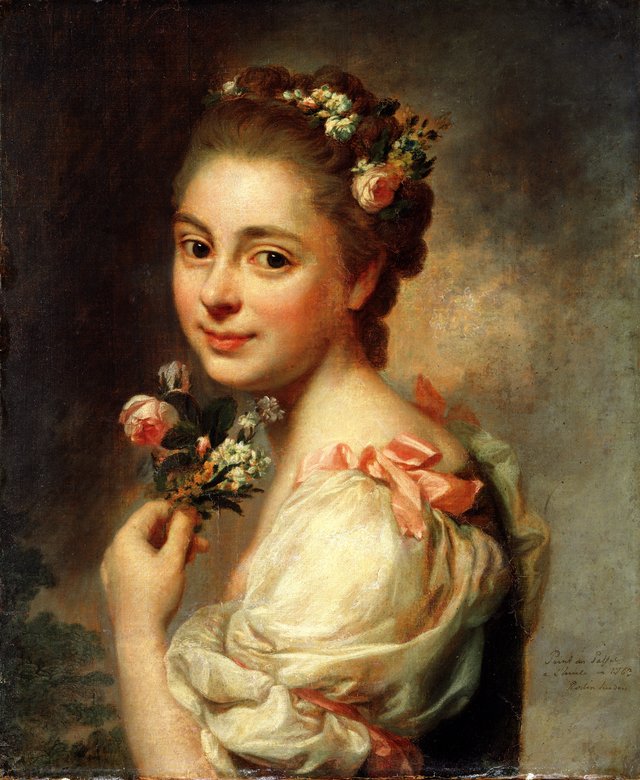 Portrait of the Artist's Wife Marie Suzanne, née Giroust by Alexander Roslin