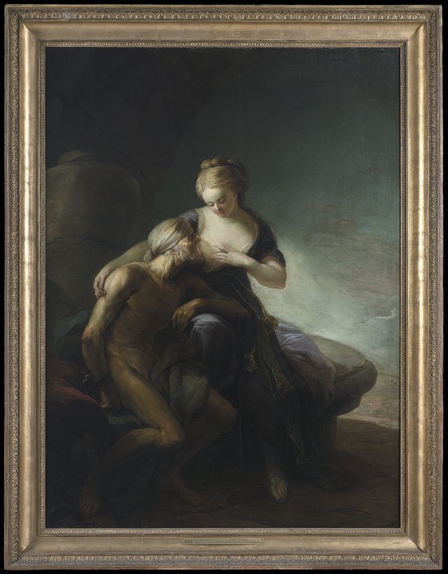 Caritas Romana. Allegory of Love by Carl Gustaf Pilo