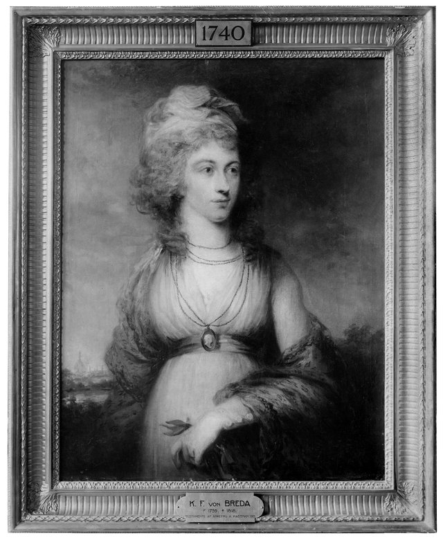Mrs Helena Klingström by Carl Frederik von Breda