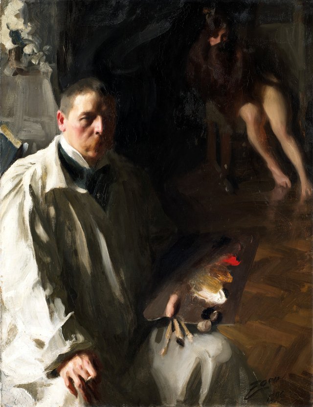 Self-portrait by Anders Zorn