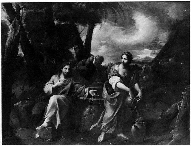Christ and the Samaritan Woman by Giovanni Francesco Romanelli