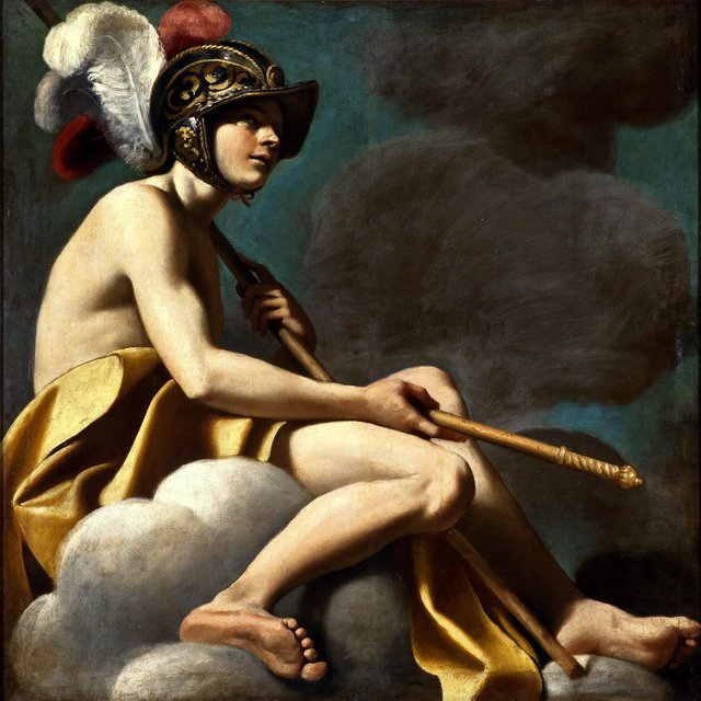 Mars by Giovanni Francesco Romanelli