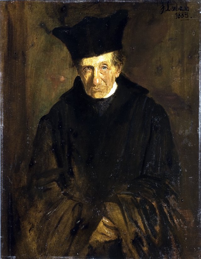 The Theologian Ignaz von Döllinger by Franz von Lenbach